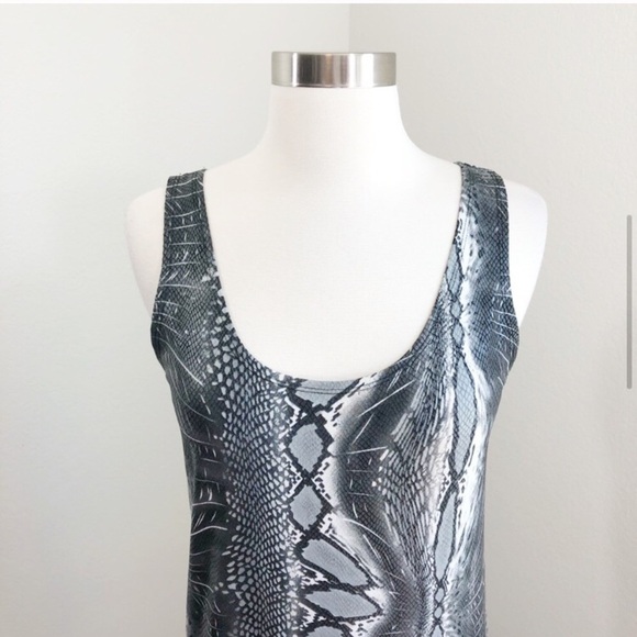 The Arte by Zenana snakeskin print bodycon dress - Picture 3 of 8